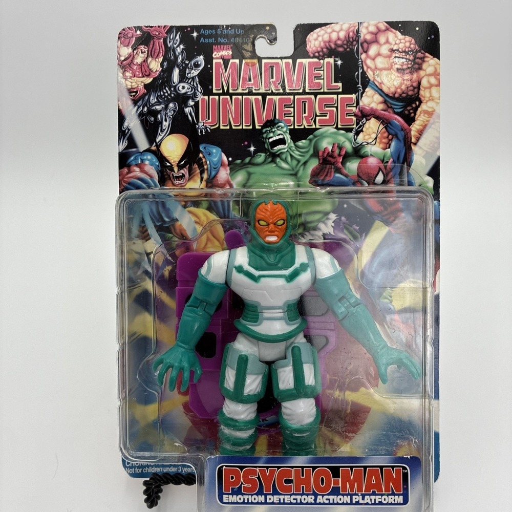 Toy Biz Marvel Universe Psycho-Man Action Figure Emotion Detector 1996 48441 NEW